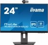 IIYAMA Monitor 23.8 cala XUB2490HSUC-B5 IPS,FHD,CAM,MIC,HDMI,DP,HAS(150mm)